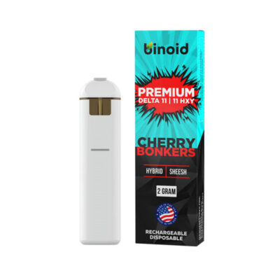 Binoid Premium Delta 11 THC Vape Pen with 11 HXY 2g - Cherry Bonkers (Hybrid)