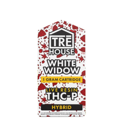 TRĒ House Live Resin THC-P Vape Cartridge + D8 – White Widow – Hybrid 1g