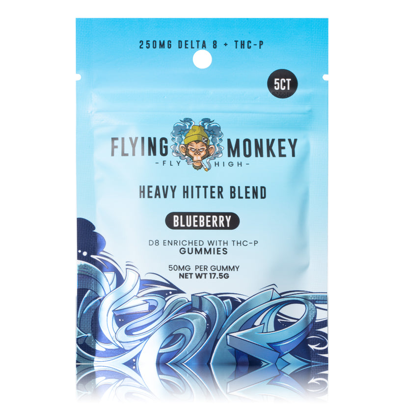 Flying Monkey Heavy Hitter Blend Gummies | 250mg - Blueberry