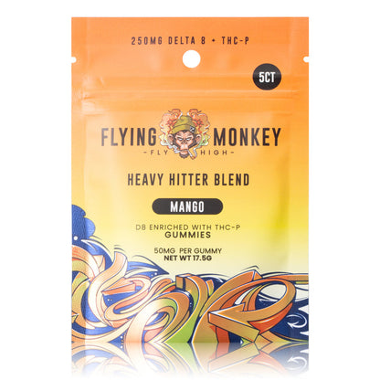 Flying Monkey Heavy Hitter Blend Gummies | 250mg - Mango