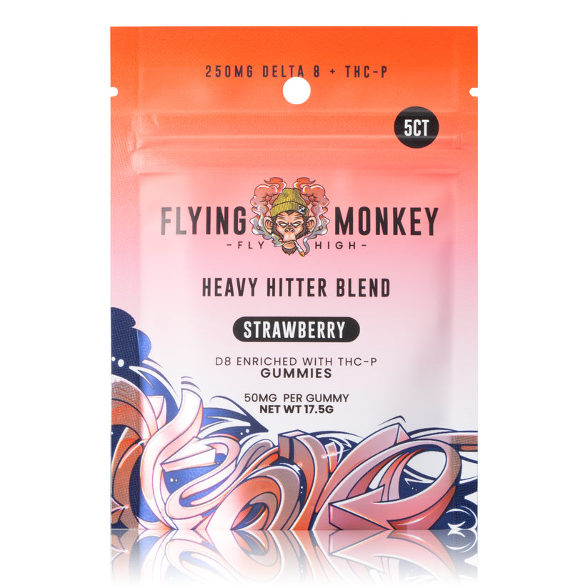 Flying Monkey Heavy Hitter Blend Gummies | 250mg - Strawberry