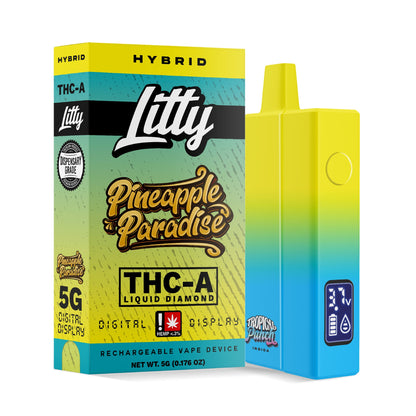 Litty THCA Liquid Diamonds Disposable | 5g - Pineapple Paradise (Hybrid)