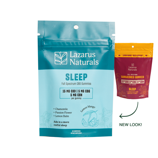 Lazarus Naturals CBD Gummies Cannabinoid Sleep 10ct