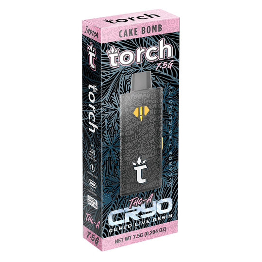 Torch CRYO THC-A Cured Live Resin - 7.5G - Cake Bomb - Indica 2