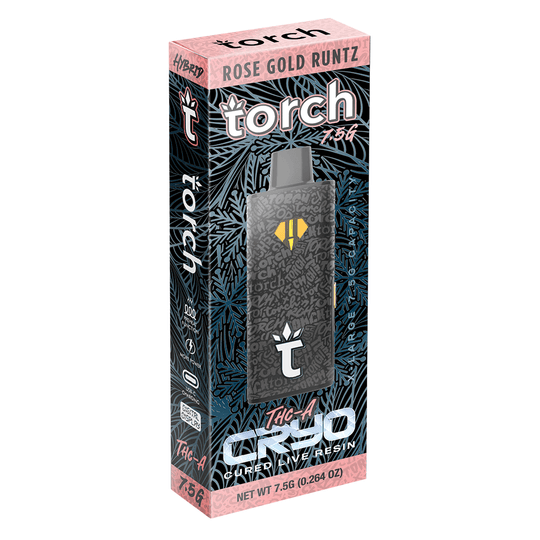 Torch CRYO THC-A Cured Live Resin - 7.5G - Rose Gold Runtz - Hybrid 2