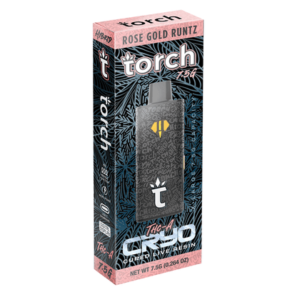 Torch CRYO THC-A Cured Live Resin - 7.5G - Rose Gold Runtz - Hybrid 2