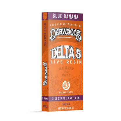 Dabwoods Disposable - Delta 8 2g - Blue Banana (Indica)