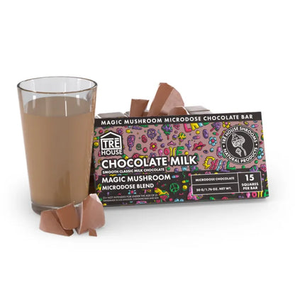 TRĒ House Magic Mushroom Chocolate Bar - Chocolate Milk