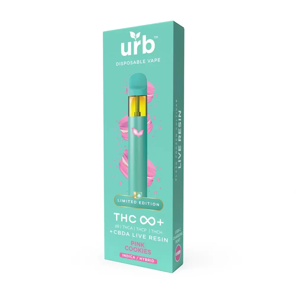 Urb THC Infinity+ Disposable 3ML - Pink Cookies (Indica/Hybrid)