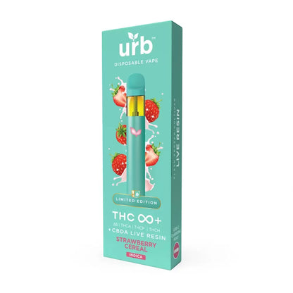 Urb THC Infinity+ Disposable 3ML - Strawberry Cereal (Indica)
