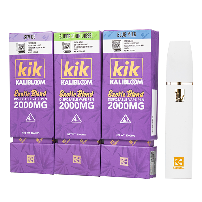 Kalibloom Kik Exotic Ice Blend 2000mg Disposable (CBD, THC-V, THC