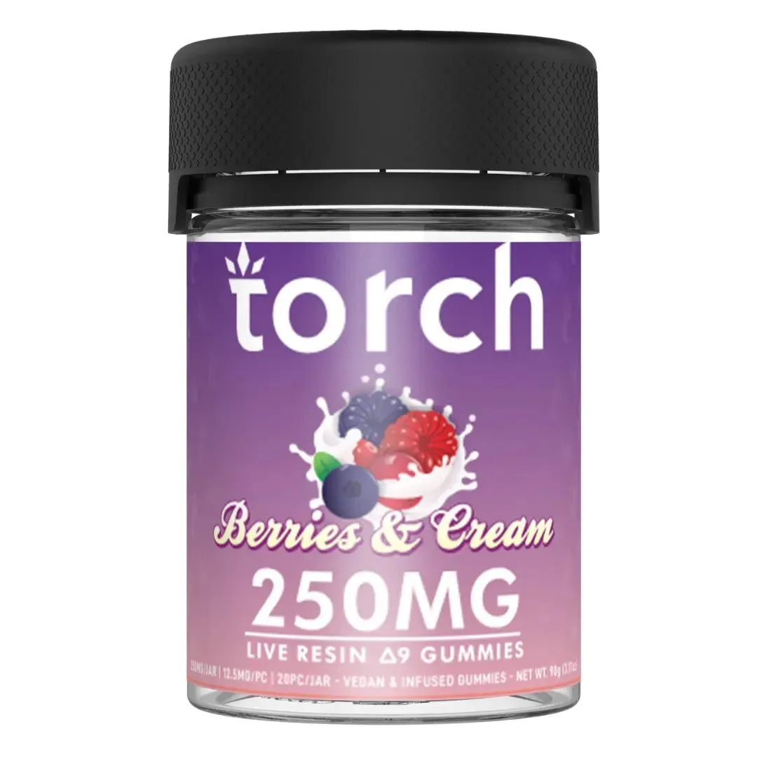 Torch Delta 9 Live Resin Gummies 250mg