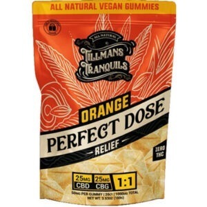 Tillman Tranquils CBD:CBG Gummies Orange