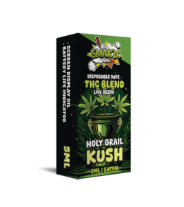 TKO Smak’d Exotic Blend Disposable THC Vape - 5ML - Holy Grail Kush