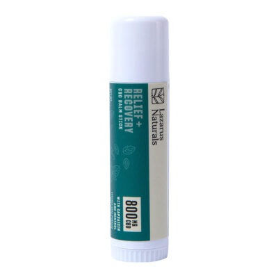 Lazarus Naturals CBD BALM STICK, RELIEF + RECOVERY