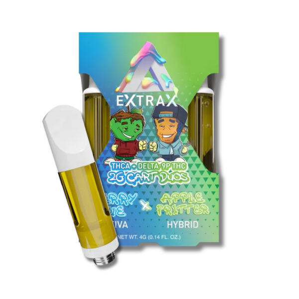 Delta Extrax Adios Blend THC-A Cartridge | 4g - Berry Pie (Sativa) X Apple Fritter (Hybrid) 3