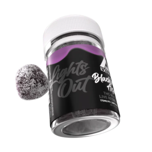 Delta Extrax 3500mg Lights out Blend Gummies - Blackberry Açaí 4