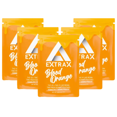 Delta Extrax Lights Out Live Resin THC-JD + THC-P 300mg Gummies - Blood Orange