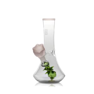 Flower Bong White Angle