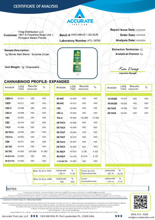 Hidden Hills “Mini Mart” 1G THC-A Disposable