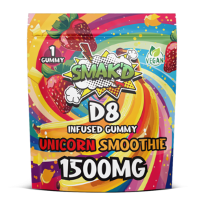 Smak'd Delta 8 Infused Gummies - 1500mg - Unicorn Smoothie2