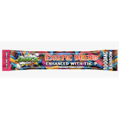 Smak'd Exotic Blend THC Infused Candy Rope | 1000MG