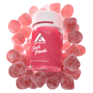 Delta Extrax 3500mg Lights out Blend Gummies - Sour Peach 3