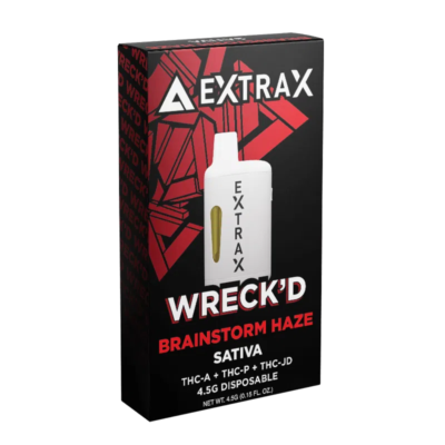 Delta Extrax 4.5G Wreck’s Blend Disposable - Brainstorm Haze (Sativa)