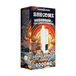 Shroomz 6g Disposable Vape - Orange Cookies (Hybrid)