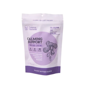 lazarus naturals calming support cbd dog chews