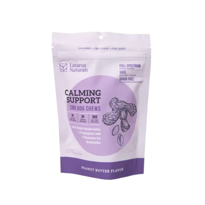 lazarus naturals calming support cbd dog chews