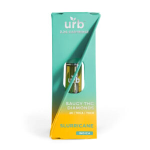 Urb Saucy THC Diamonds Cartridge 2.2ML - Slurricane (Indica)