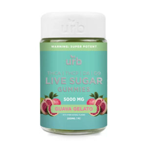 THCA Live Sugar Gummies 5000MG - Guava Gelato | Urb