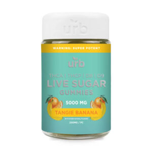 THCA Live Sugar Gummies 5000MG - Tangie Banana | Urb