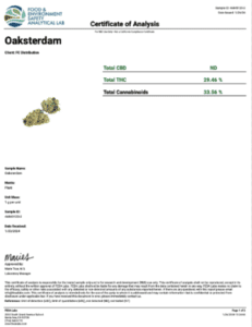 Oaksterdam (Indica) Destino Farms Indoor THCA Flower 3.5G