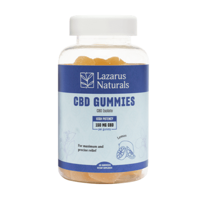 Lazarus Naturals CBD Gummies, High Potency - Lemon