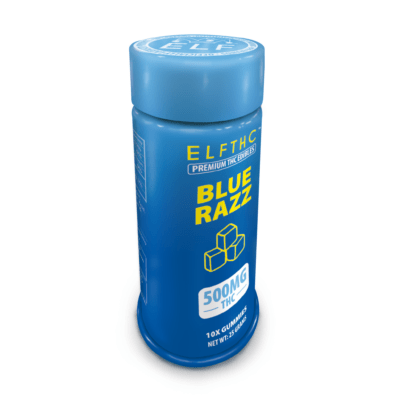 ELF THC 500MG Premium THC Gummies - Blue Razz