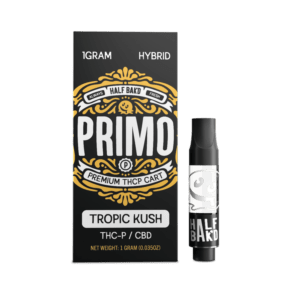 Half Bak’d Primo 1g Cartridges - Tropic Kush (Hybrid)