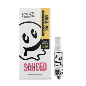 Half Bak’d Sauced Exotix 2g Live Resin Cartridge - Angel Food (Sativa)