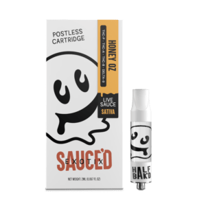 Half Bak’d Sauced Exotix 2g Live Resin Cartridge - Honey OZ (Sativa)