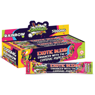 Smak'd Rainbow Exotic Blend Chronic Ropes 5000mg