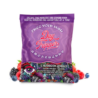 DayTripper Legal Psychedelics Mushroom gummies 3ct - Snozzberry