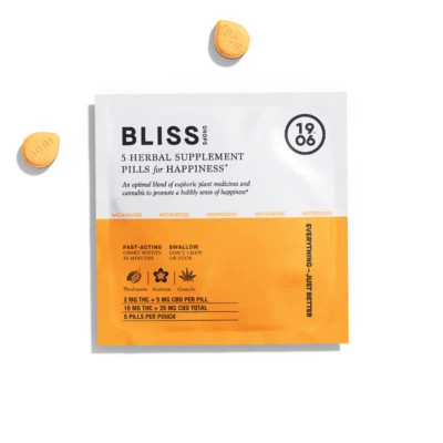 1906 Bliss Drops Tin 2mg THC: 5mg CBD - 5ct